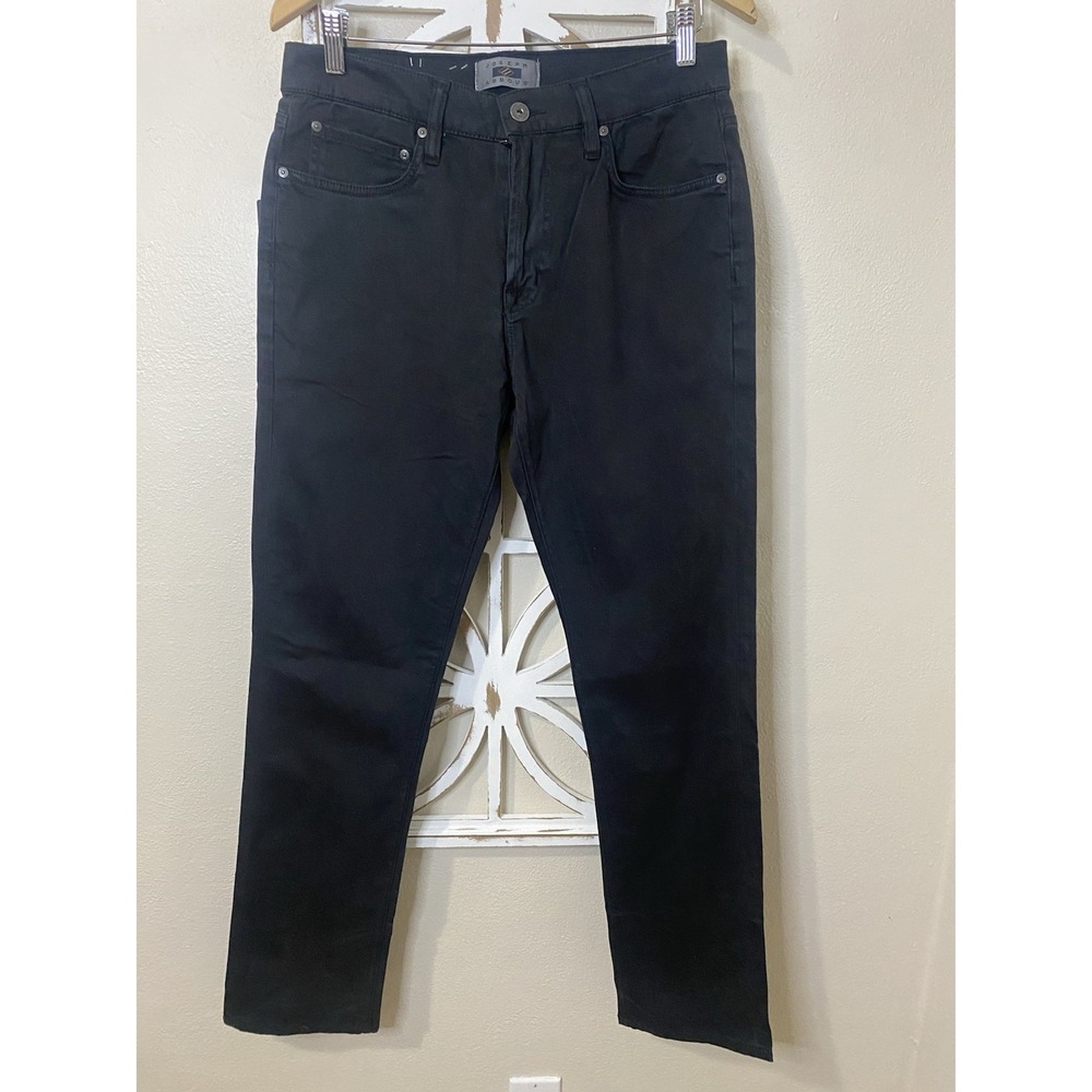 Joseph Abboud Slim Fit Black Pants Size 32 X32 New $99 *J319
